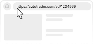 Copy your car's link