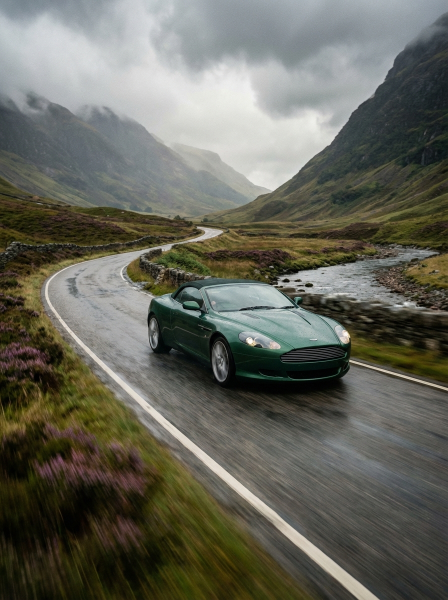 Picture of a Aston Martin DB9 Volante