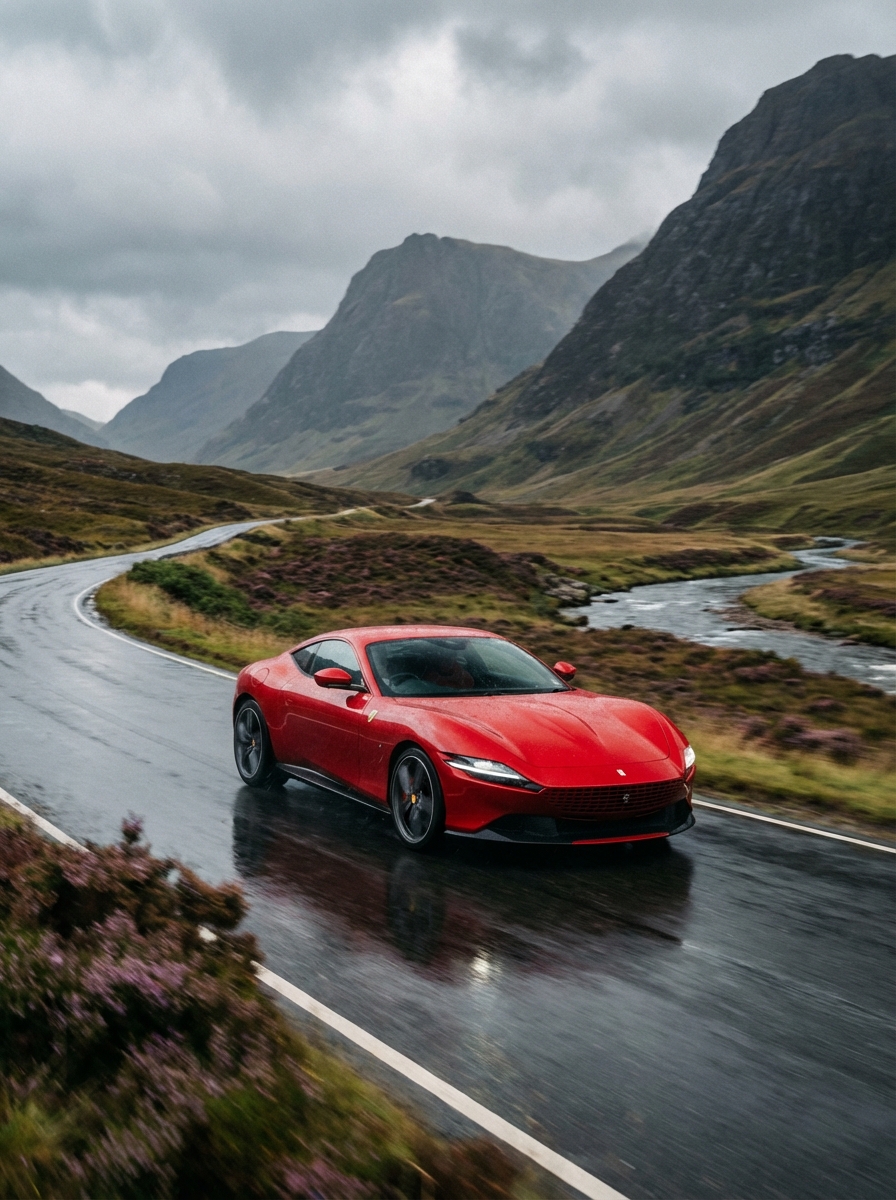 Picture of a Ferrari Roma