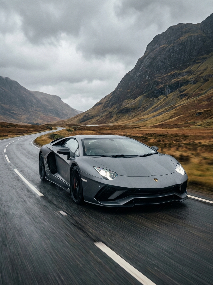 Picture of a Lamborghini AVENTADOR COUPE