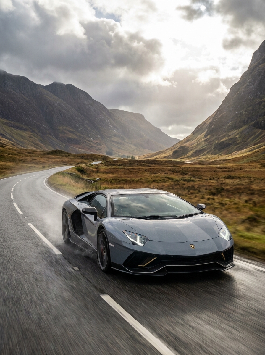 Picture of a Lamborghini Aventador
