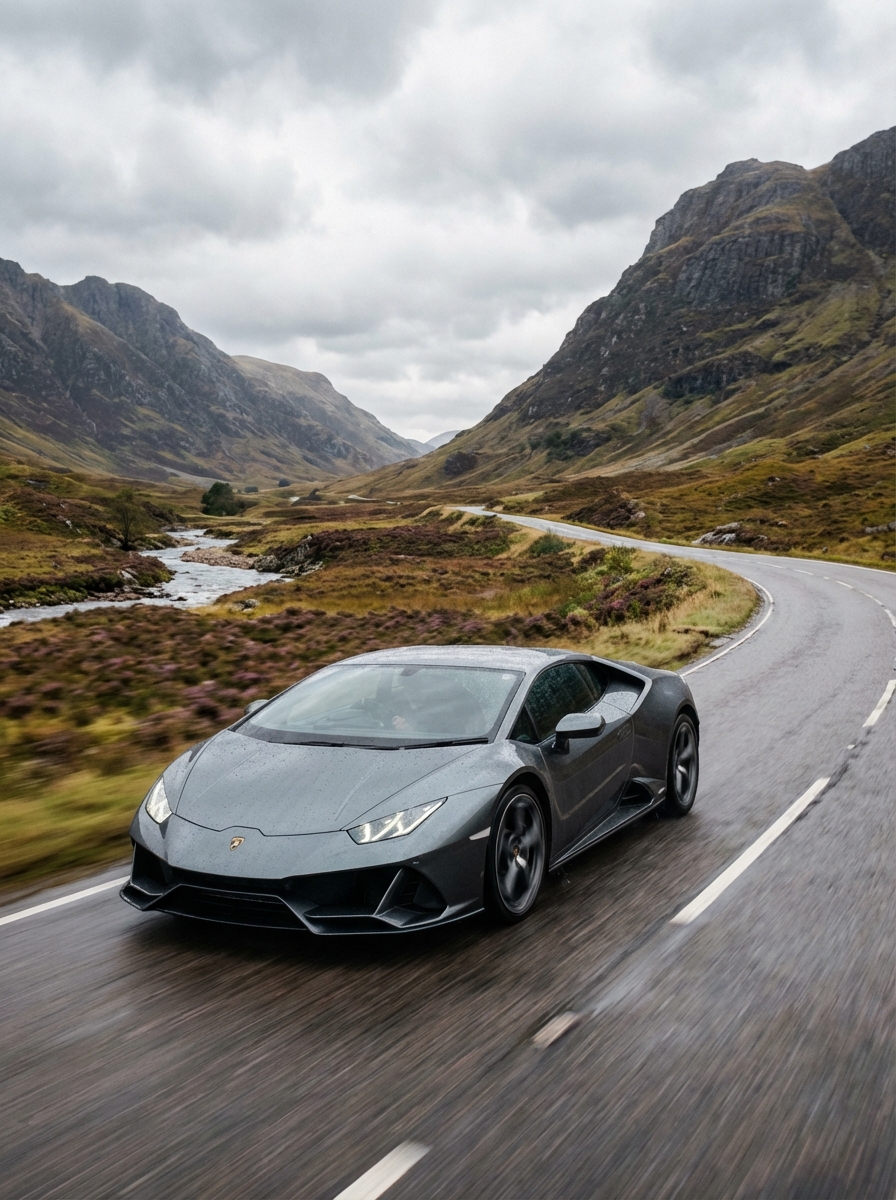 Picture of a Lamborghini HURACAN EVO COUPE