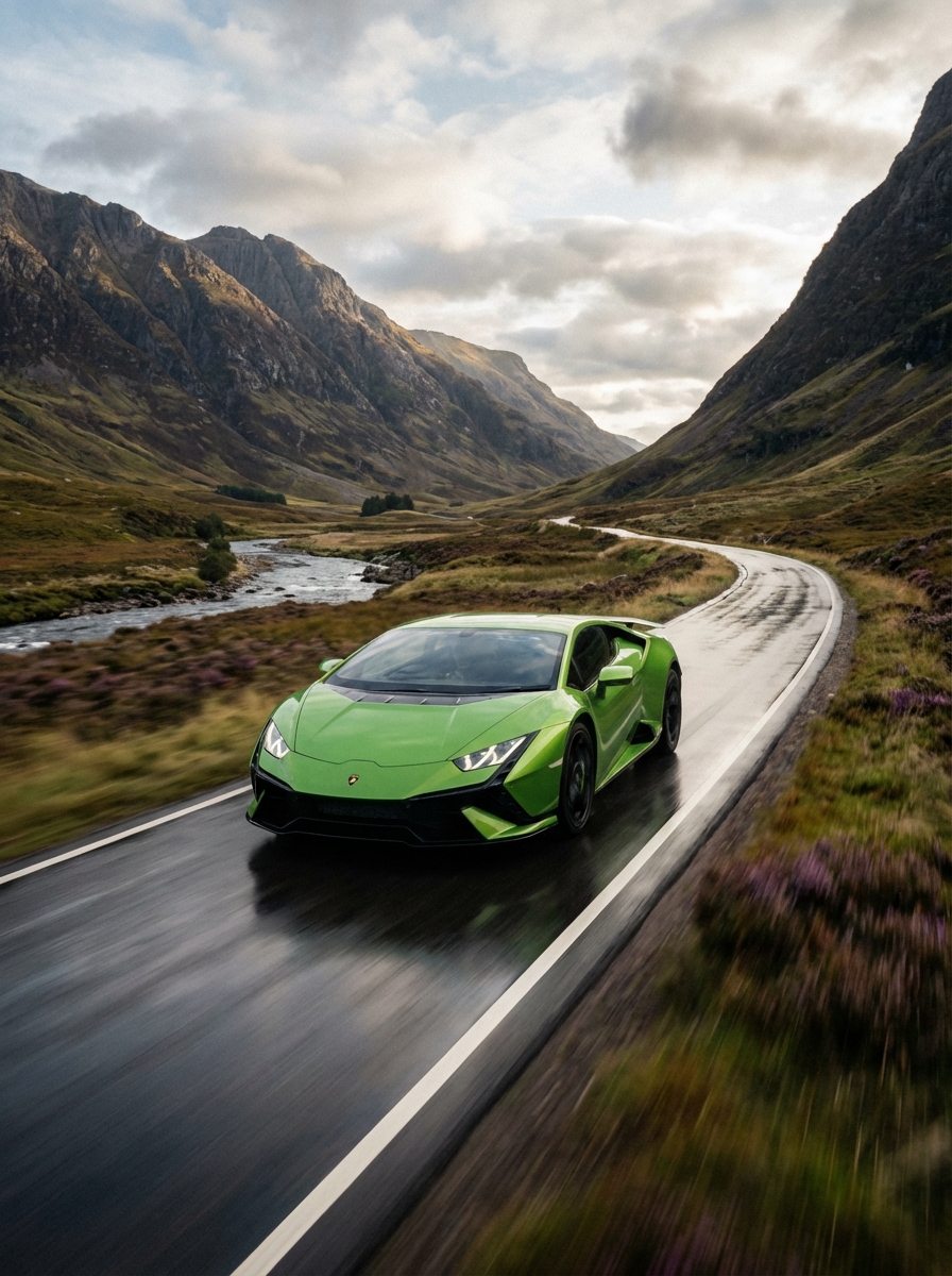 Picture of a Lamborghini Huracan