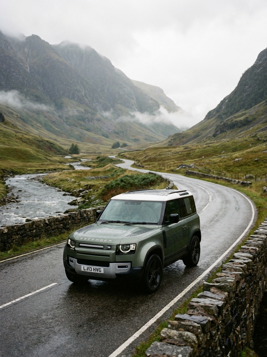 Picture of a Land Rover Defender 90