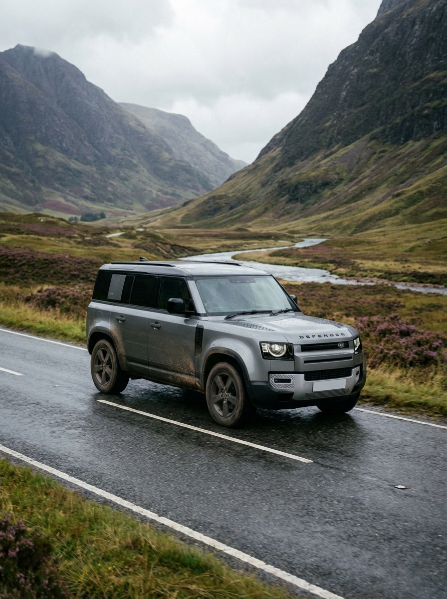 Picture of a Land Rover Defender