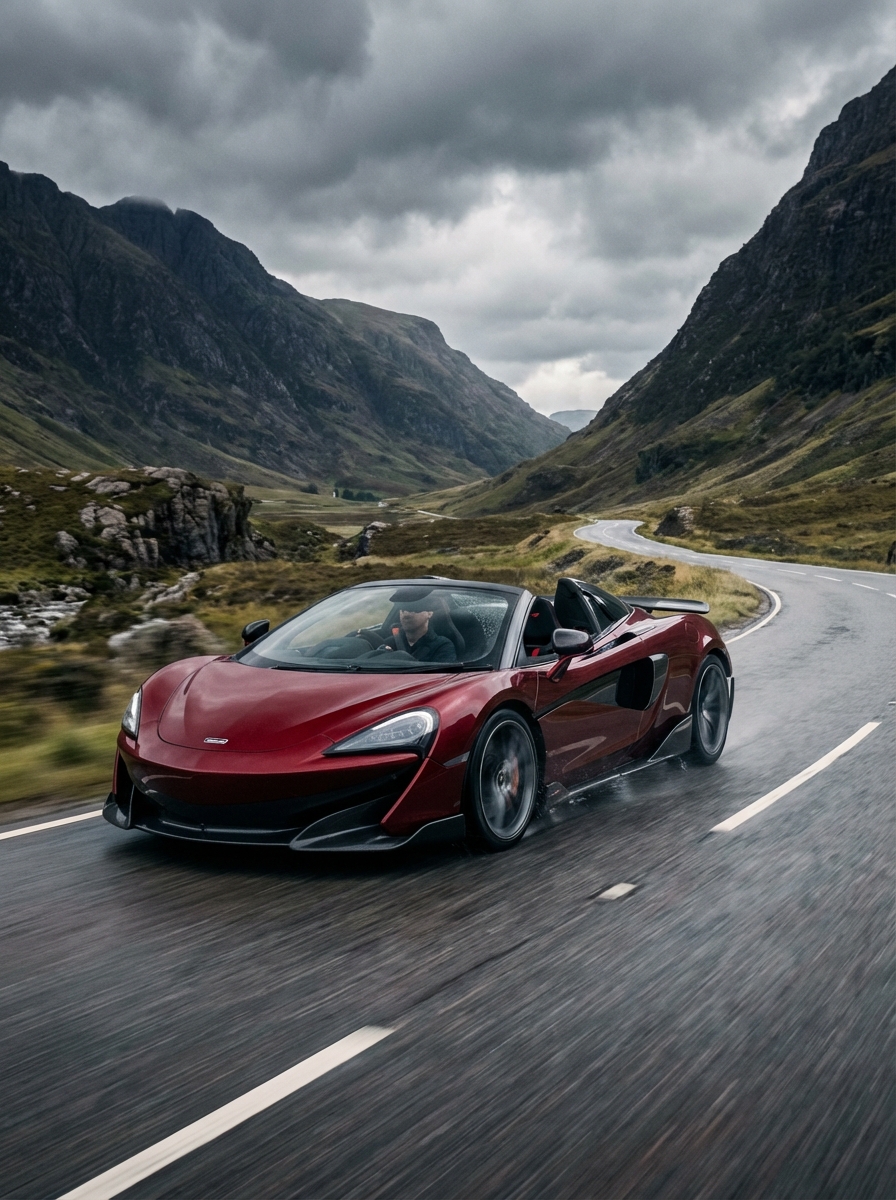 Picture of a McLaren 600LT SPIDER