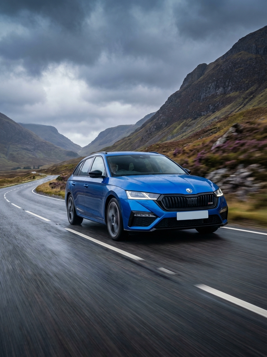 Picture of a Skoda Octavia vRS Estate
