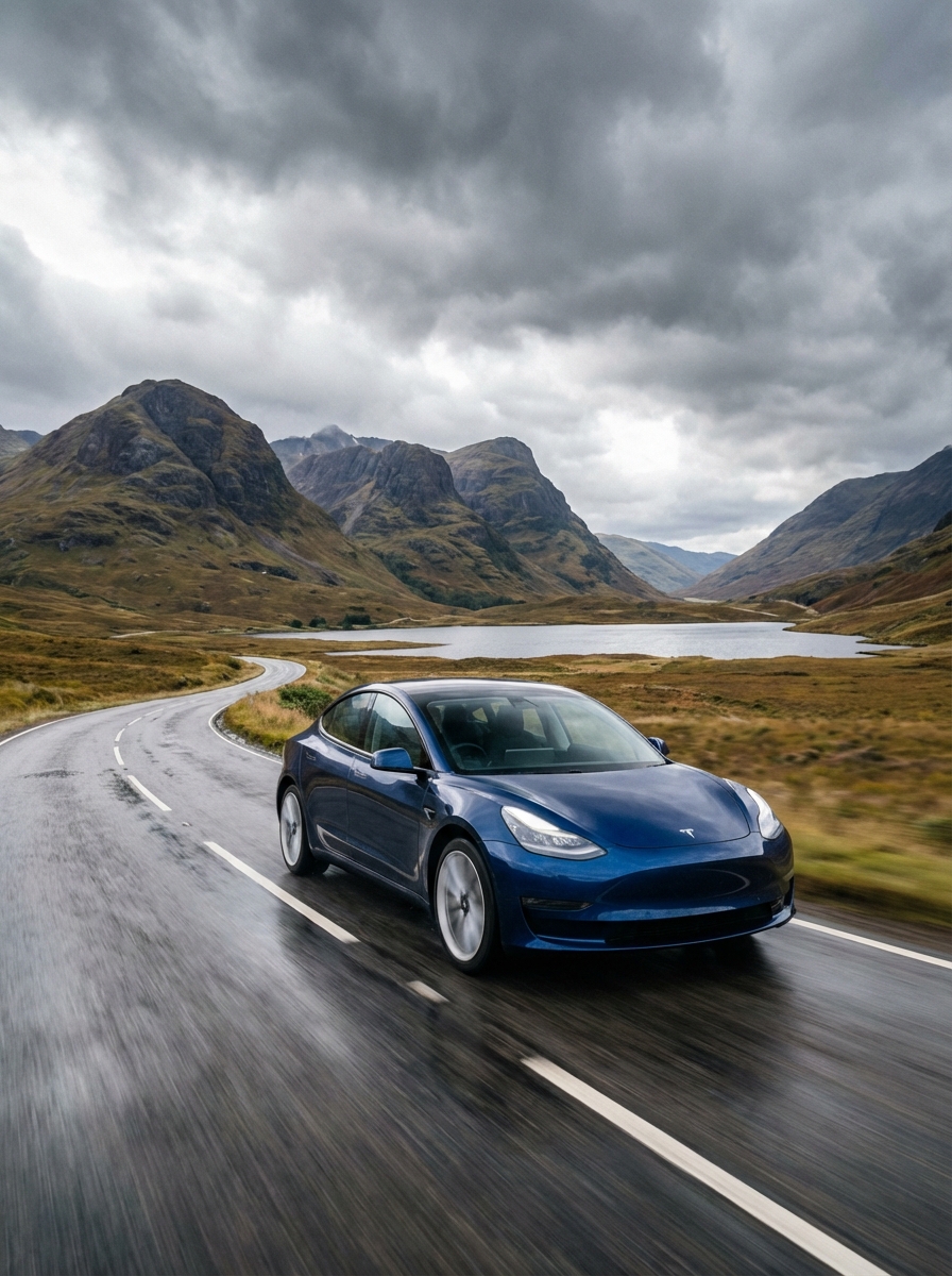 Picture of a Tesla Model 3