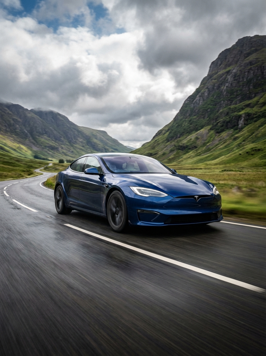 Picture of a Tesla Model S